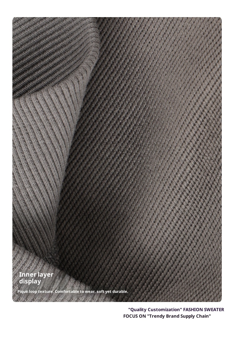 ragazzo Ragazzo National Trend Cardigan pesante con ricamo Unisex Cappotto in spugna con spalle cadenti Felpa con cappuccio e cerniera Stampa personalizzata_voghion.com