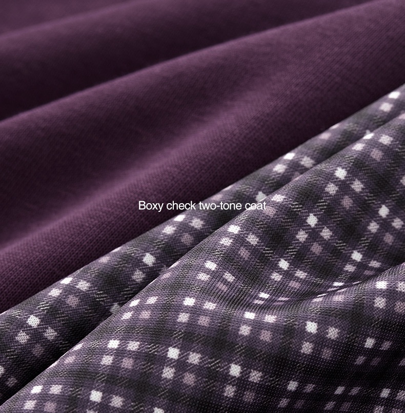 boy Boy Jie Zhan Men's Clothing|Boxy Plaid Two-tone Jacket 25 Autumn New European And American Short Casual Couple Hooded_voghion.com