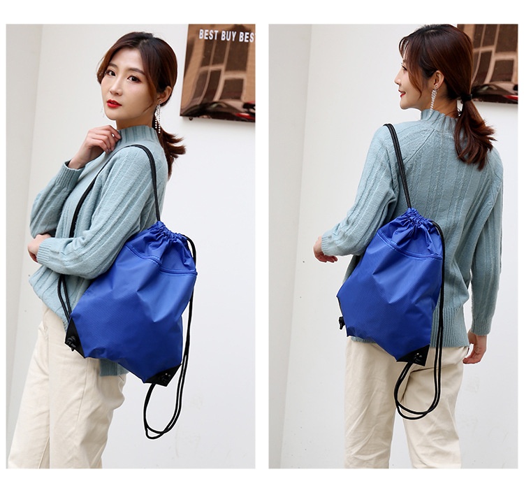 ActiveGo New Simple Pocket Backpack For Men And Women, Casual Travel Backpack, Lare Capacity Drawstrin Gym Sports Basketball_voghion.com