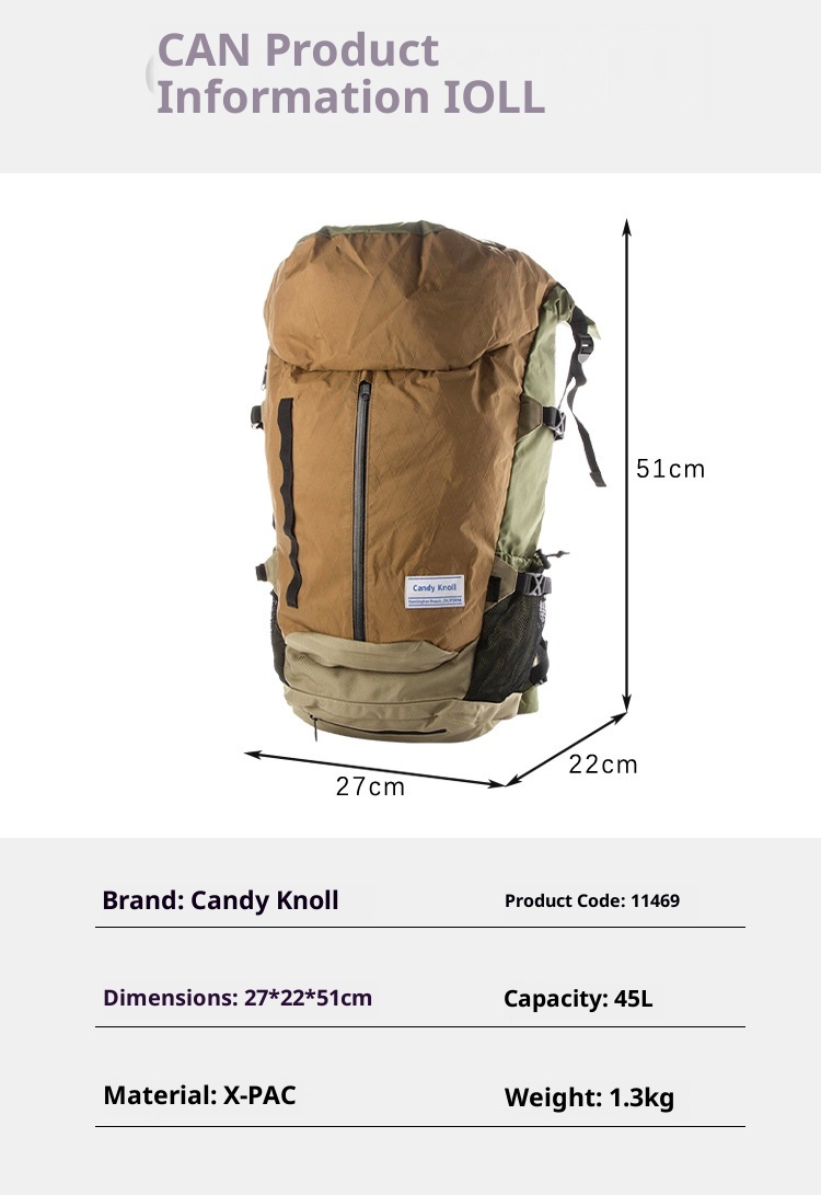 ActiveGo Wanderrucksack mit großem Fassungsvermögen, wasserdicht, professionell, leicht, für Damen und Herren, Doppeltragegestell_voghion.com