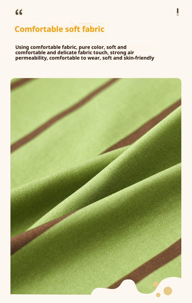 ChicShe Source Factory Stretch Cotton-Like Long-Sleeve Pajamas With Chest Pads Girls, Cartoon Round Neck, Suitable For Spring_voghion.com