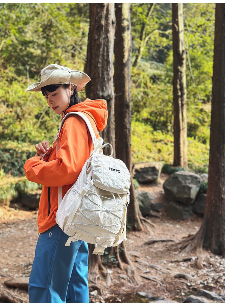 ActiveGo Cross-border Lightweight Men's Drawstring Large Capacity Outdoor Travel Backpack, Women's College Student Backpack_voghion.com