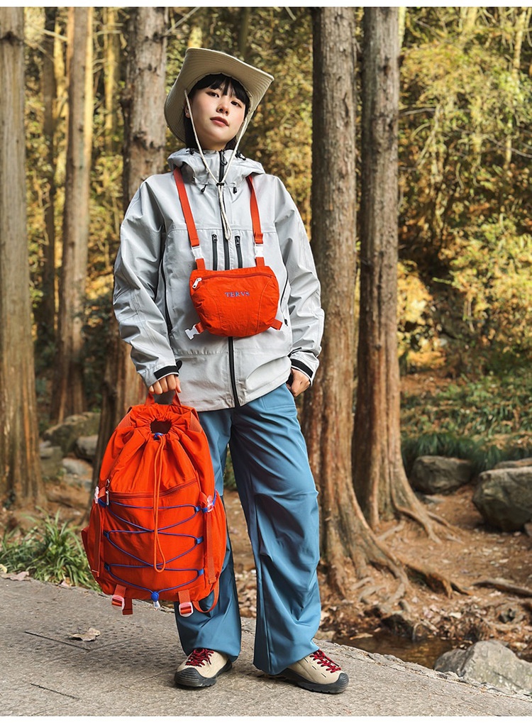 ActiveGo Cross-border Lightweight Men's Drawstring Large Capacity Outdoor Travel Backpack, Women's College Student Backpack_voghion.com