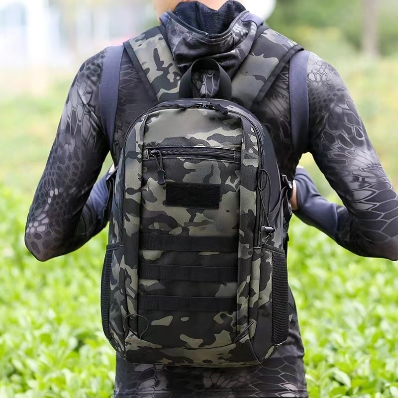 ActiveGo Camouflage Outdoor New Backpack Large Capacity Travel Mountaineering Tactical Charge Handbag Military Fan Bag_voghion.com