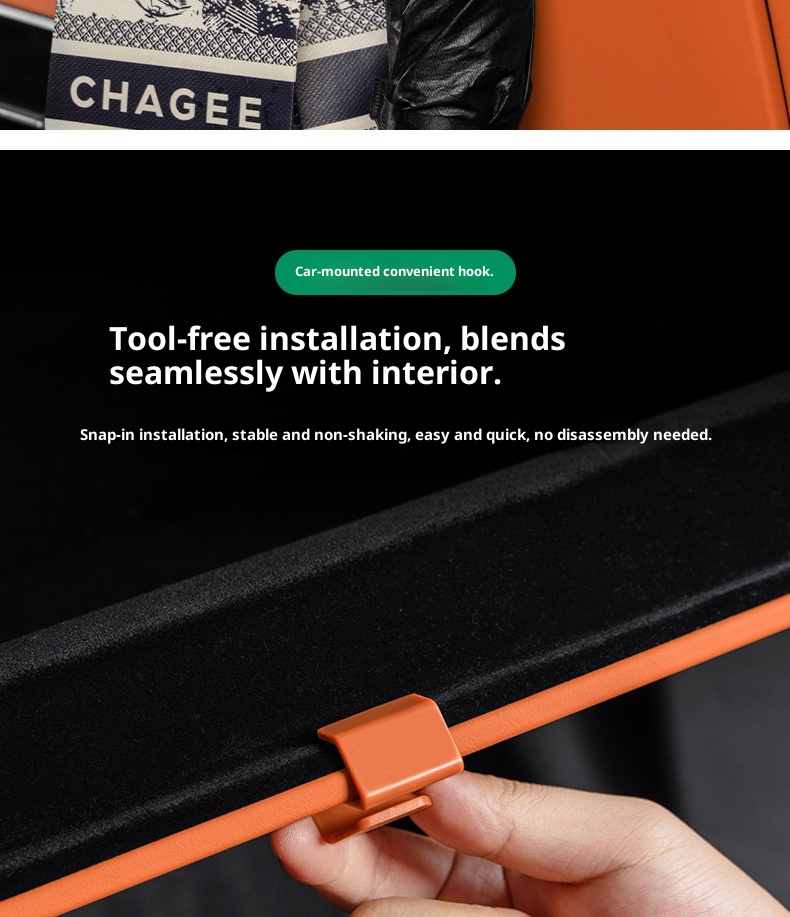 Ideal L7/L8/L9 Glove Box Seat Back Clip-on Storage Hook Car Interior Modification_voghion.com