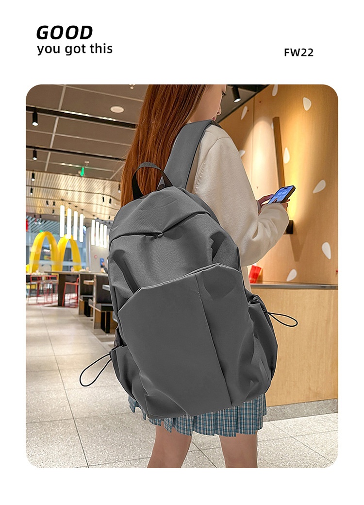 Sac à dos ActiveGo pour homme, grande capacité, pour ordinateur portable, idéal pour les voyages et la randonnée. Sac à dos pour femme, idéal pour le collège, avec pendentif et résistant à l'eau._voghion.com