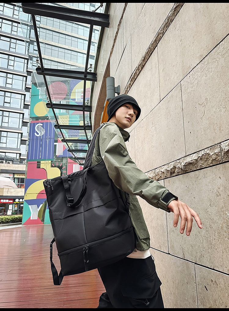 Zaino multifunzionale da uomo ActiveGo, grande capacità, impermeabile, per escursioni, alla moda, per studenti universitari, zaino per laptop_voghion.com