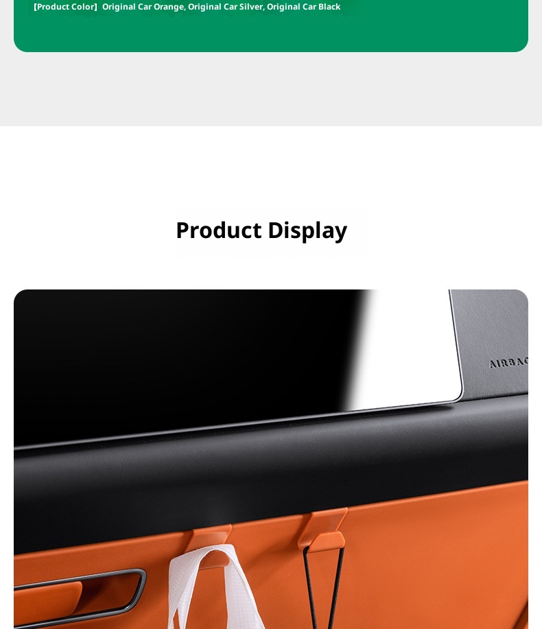 Ideal L7/L8/L9 Glove Box Seat Back Clip-on Storage Hook Car Interior Modification_voghion.com