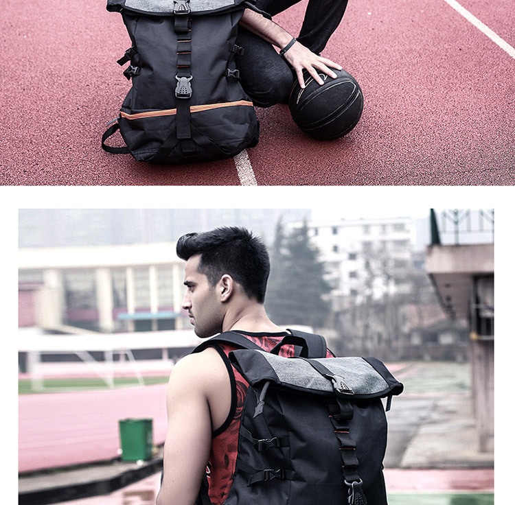ActiveGo Basketball Men's School Training Multi-Functional Sports Backpack Capacity Extra Large Fitness Hiking Bag Customizable_voghion.com