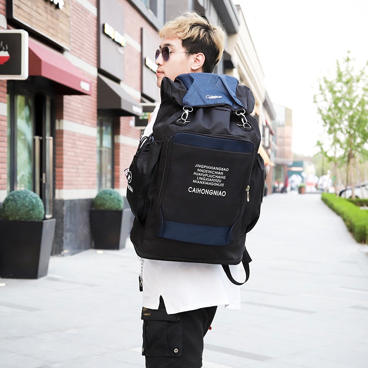 ActiveGo Mountaineering Double Shoulder Men's Travel Luggage Bag Women's Waterproof Multi-Functional Large Capacity Sports Hiking_voghion.com