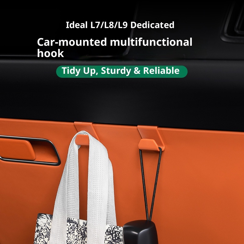 Ideal L7/L8/L9 Glove Box Seat Back Clip-on Storage Hook Car Interior Modification_voghion.com
