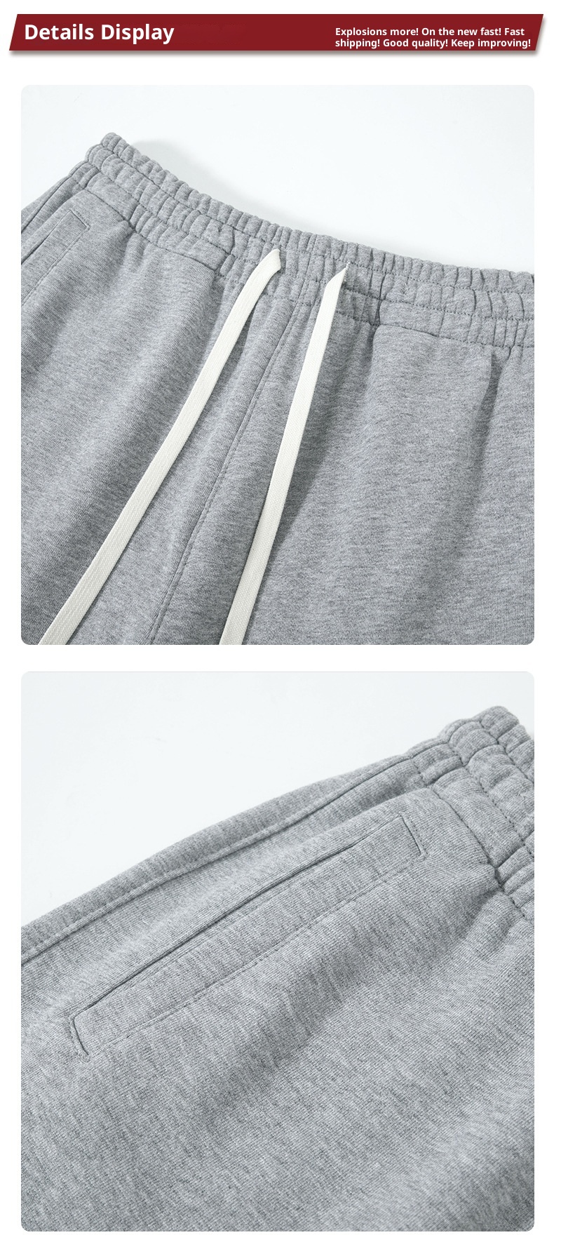 ragazzo Ragazzo KITE Abbigliamento Uomo Autunno Inverno 2025 Stile Americano Transfrontaliero Largo Tinta Unita Basic 430G Puro Cotone Con Cappuccio_voghion.com