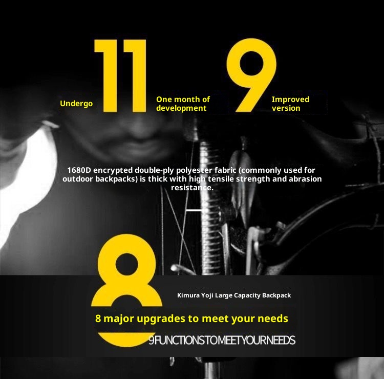 Zaino da viaggio per uomo ActiveGo, grande capacità, impermeabile, per escursioni, viaggi d'affari, casual_voghion.com