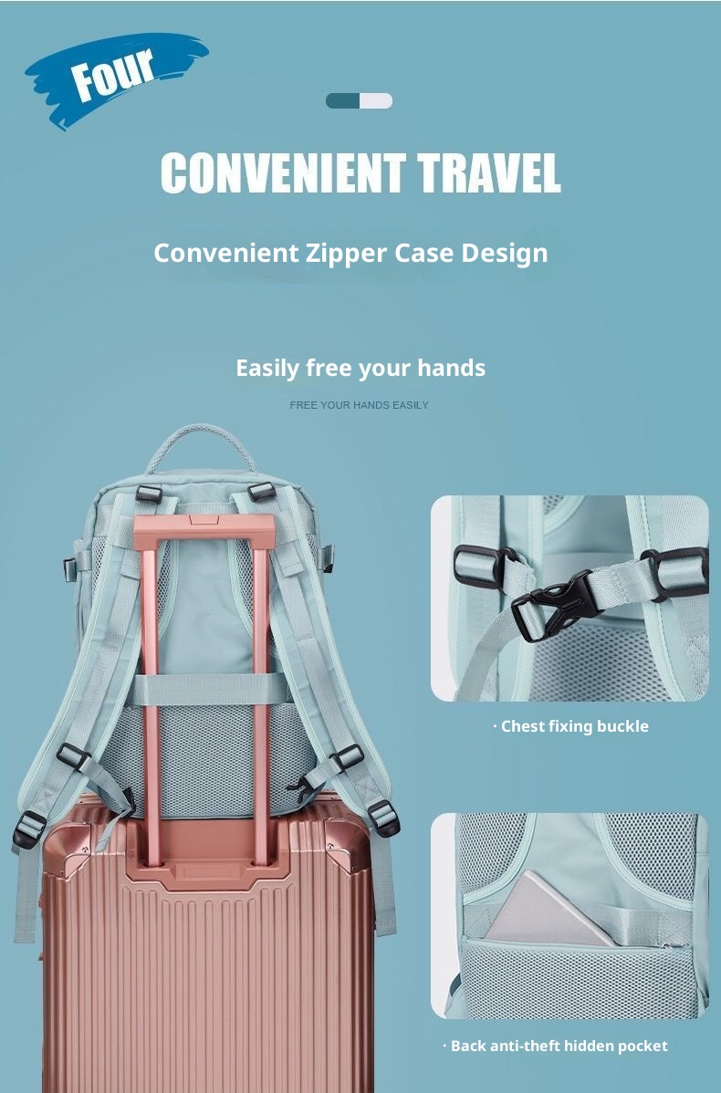 Zaino da viaggio per uomo ActiveGo, grande capacità, impermeabile, per escursioni, viaggi d'affari, casual_voghion.com