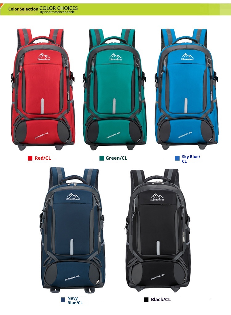 ActiveGo Outdoor Hiking For Men, Extra Large Capacity Camping Storage Backpack, Water-Resistant Leisure Travel Work Backpack_voghion.com