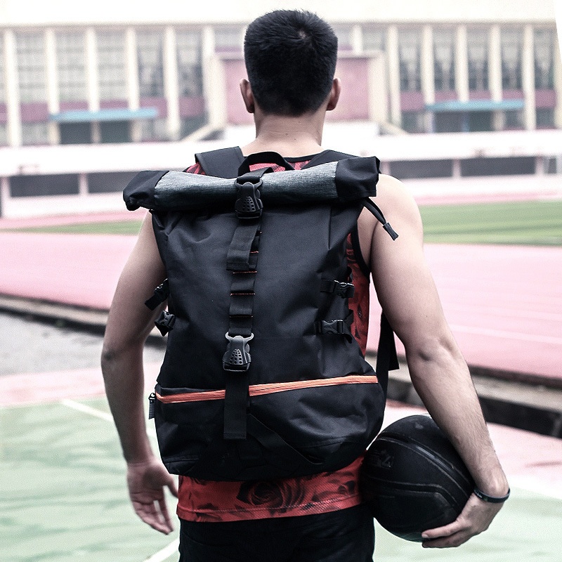 ActiveGo Basketball Men's School Training Multi-Functional Sports Backpack Capacity Extra Large Fitness Hiking Bag Customizable_voghion.com