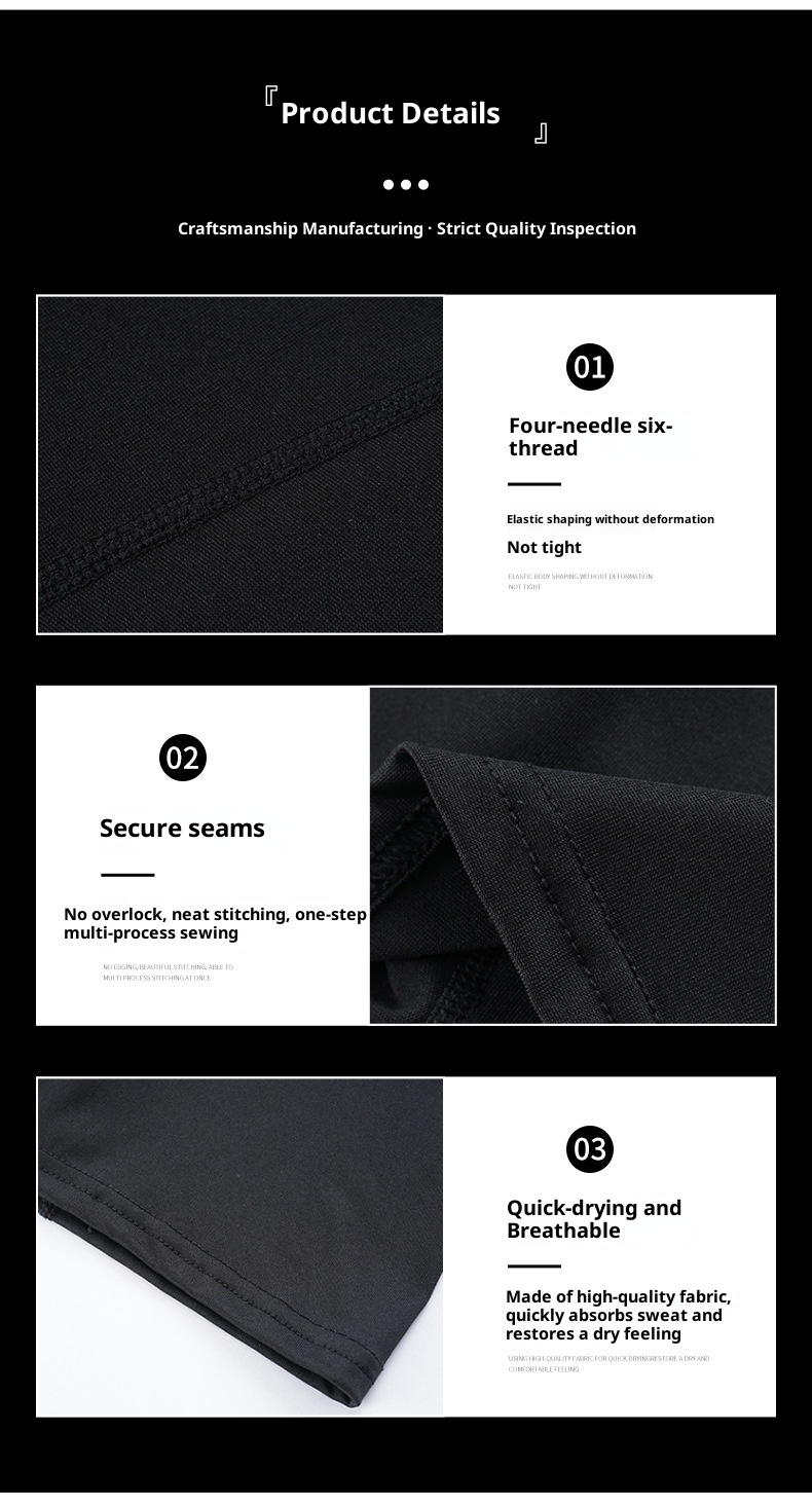 boy Boy Quick-Dry Breathable High Elastic Hoodie Windproof Thin Sweatshirt Autumn Winter Men's Sports Tight-Fitting Jacket_voghion.com