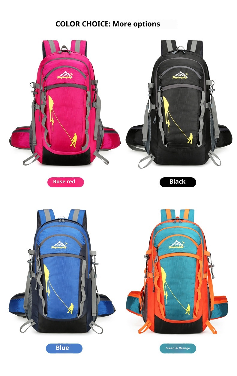 ActiveGo Cross-border Outdoor Hiking Large Capacity Multi-functional Waterproof Lightweight Backpack For Trekking And Travel_voghion.com