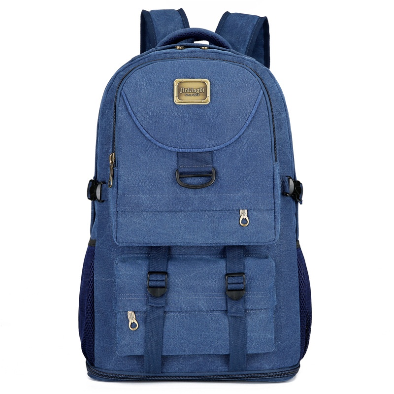 ActiveGo New Large Capacity Backpack Thickened Canvas Luggage Men And Women Mountaineering Lightweight Travel Working Outdoor Bag_voghion.com