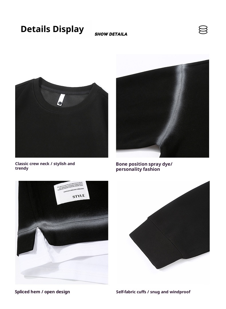 Unisex-Sweatshirt im neuen Herbst-Stil für Jungen, zweiteilig, Herren-Hoodie, lässige Outdoor-Jacke_voghion.com