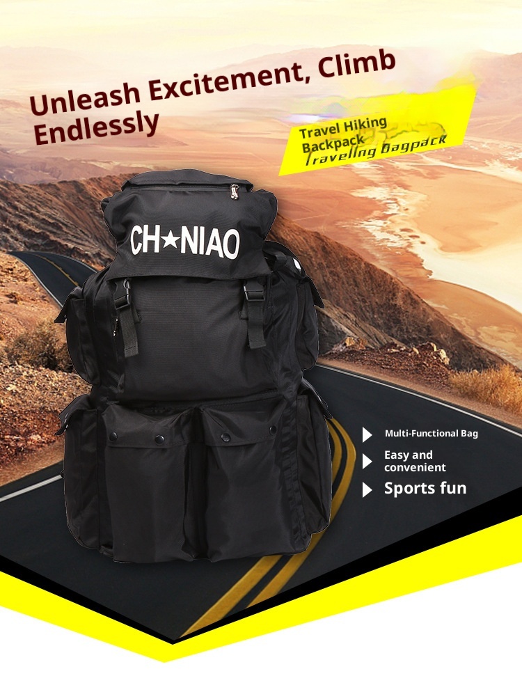 Sac à dos multifonctionnel de voyage léger ActiveGo Outdoor Sports Mountaineering pour homme, grande capacité, idéal pour l'école_voghion.com