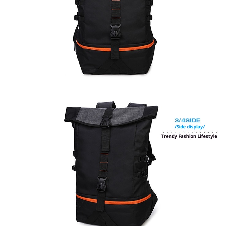 ActiveGo Basketball Men's School Training Multi-Functional Sports Backpack Capacity Extra Large Fitness Hiking Bag Customizable_voghion.com