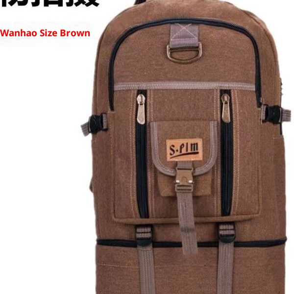 ActiveGo Rucksack aus Canvas mit extra großem Fassungsvermögen für Herren, Outdoor-Aktivitäten wie Wandern und Reisen – ideal als Sportrucksack mit erweiterbarem Design._voghion.com