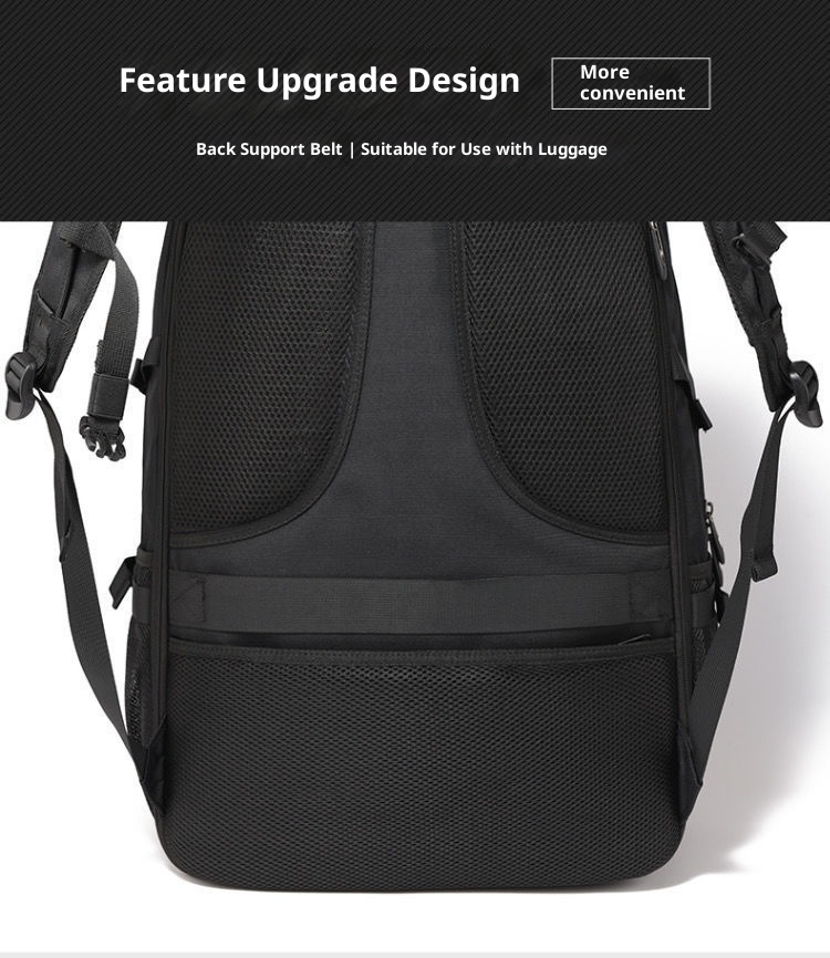 Zaino da viaggio per uomo ActiveGo, grande capacità, impermeabile, per escursioni, viaggi d'affari, casual_voghion.com