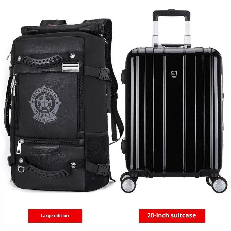 Borsa a tracolla doppia ActiveGo Minglu, capacità di viaggio, per attività all'aperto, tempo libero, per uomo, viaggi d'affari, alpinismo, zaino grande_voghion.com