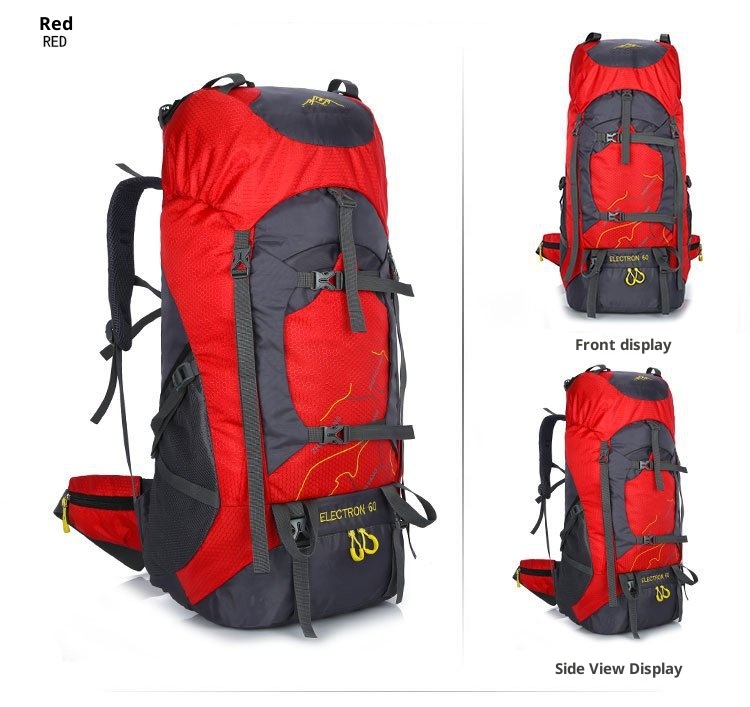 Sac à dos ActiveGo Outdoor Mountaineering pour hommes et femmes, grande capacité, léger et imperméable, idéal pour la randonnée et les voyages._voghion.com