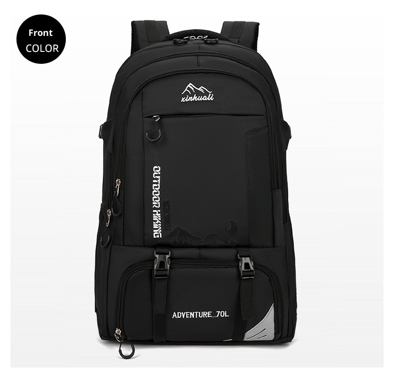 Zaino da uomo ActiveGo Cross-Border Hiking Travel con doppia tracolla, borsa sportiva da esterno, 70 litri, grande capacità_voghion.com
