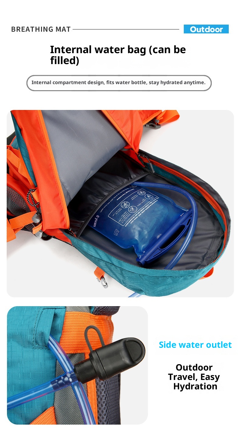 ActiveGo Cross-border Outdoor Hiking Large Capacity Multi-functional Waterproof Lightweight Backpack For Trekking And Travel_voghion.com