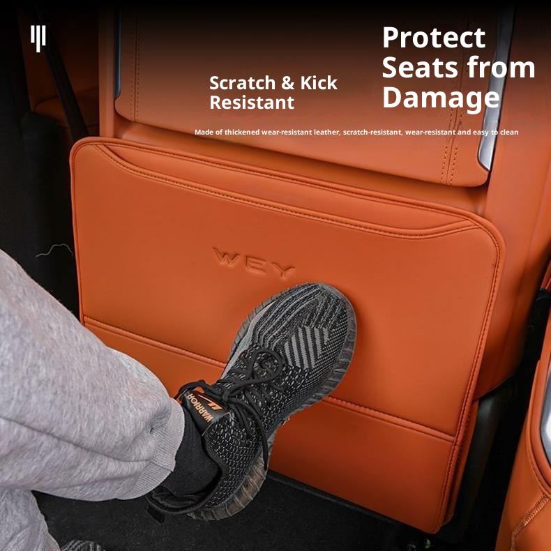23-25 Wei Brand Smart Driving Blue Mountain Seat Anti-Kick Pad Arancione Upgrade Modifica Interni Auto Speciale_voghion.com
