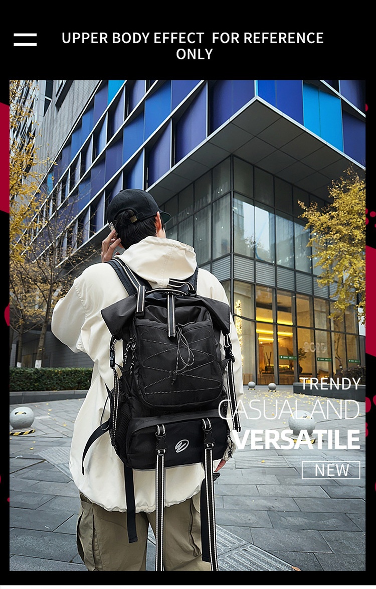 ActiveGo Outdoor Sports Hiking Large Capacity Lightweight Trekking Travel Men's Work Backpack Double Shoulder Student School Bag_voghion.com