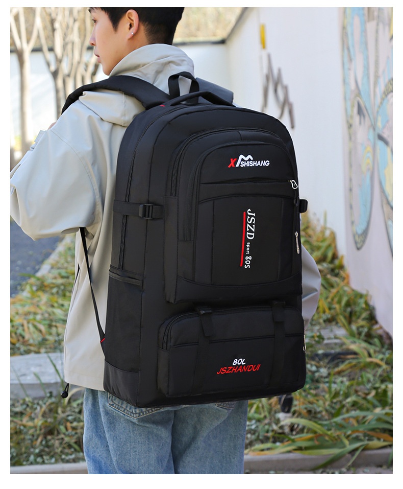 Zaino da escursionismo ActiveGo, extra large, per alpinismo, casual, da viaggio, per esterni, con doppia tracolla_voghion.com