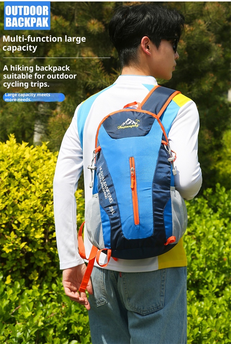 ActiveGo 2025 New Cross-Border Water-Resistant Hiking Multi-Functional Sports Travel Backpack Large Capacity Outdoor Double_voghion.com