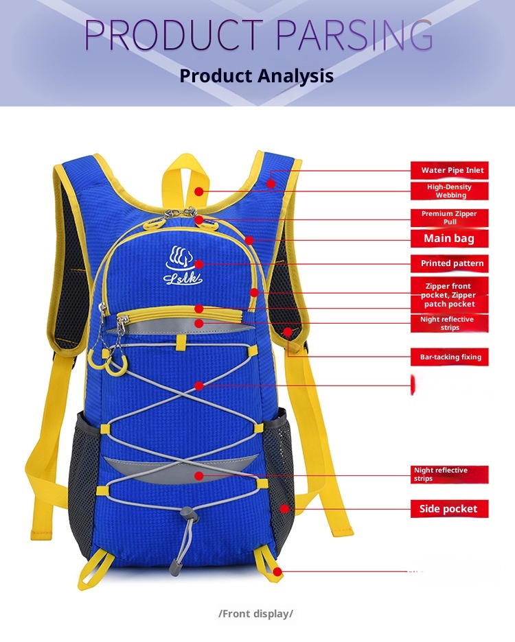 ActiveGo Cross-border Outdoor Hiking Bag Men Portable Sports Cycling Women Casual Travel Large Capacity Lightweight Backpack_voghion.com