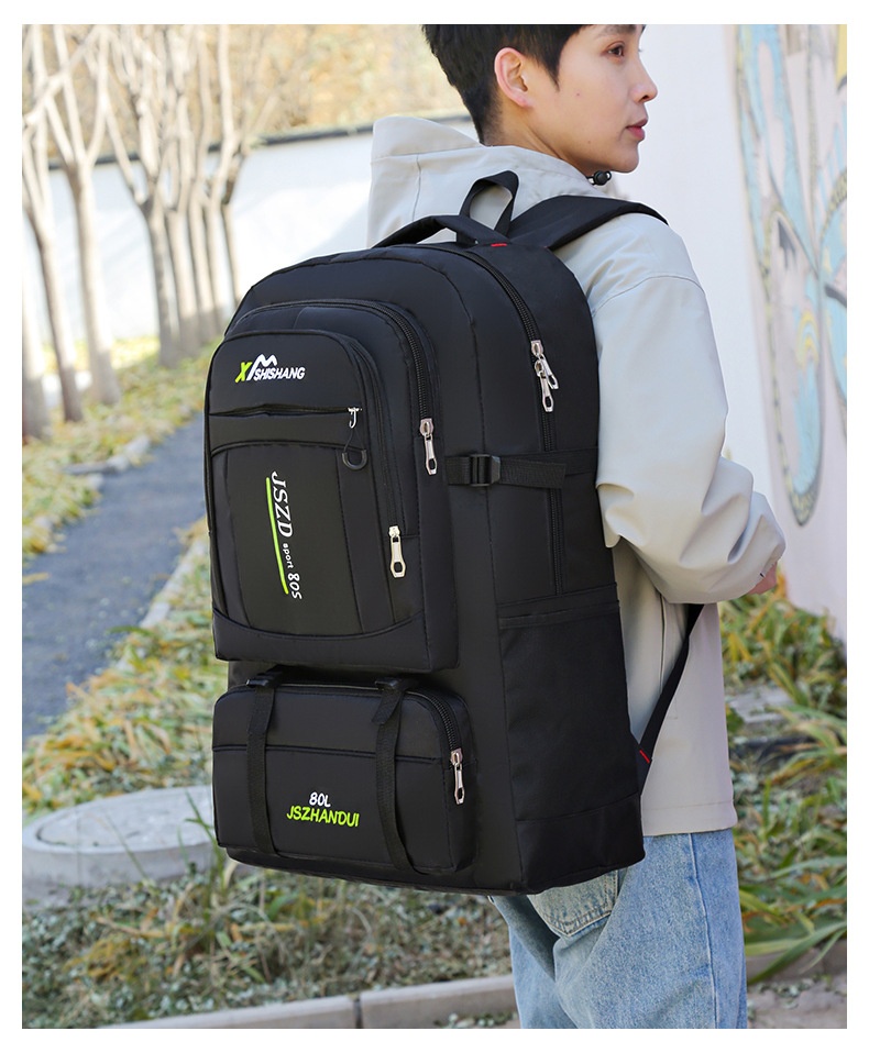 Zaino da escursionismo ActiveGo, extra large, per alpinismo, casual, da viaggio, per esterni, con doppia tracolla_voghion.com