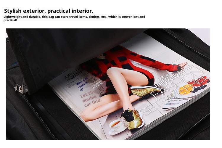 ActiveGo Mountaineering Double Shoulder Men's Travel Luggage Bag Women's Waterproof Multi-Functional Large Capacity Sports Hiking_voghion.com