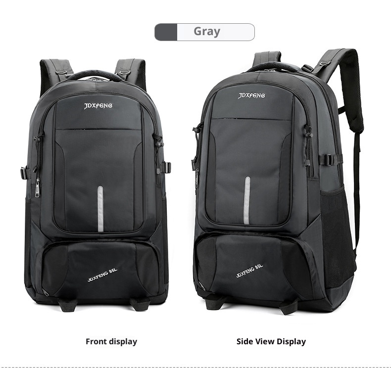 Zaino da viaggio per uomo ActiveGo, impermeabile, di grande capacità, per escursioni, sport all'aria aperta, scuola, all'ingrosso_voghion.com