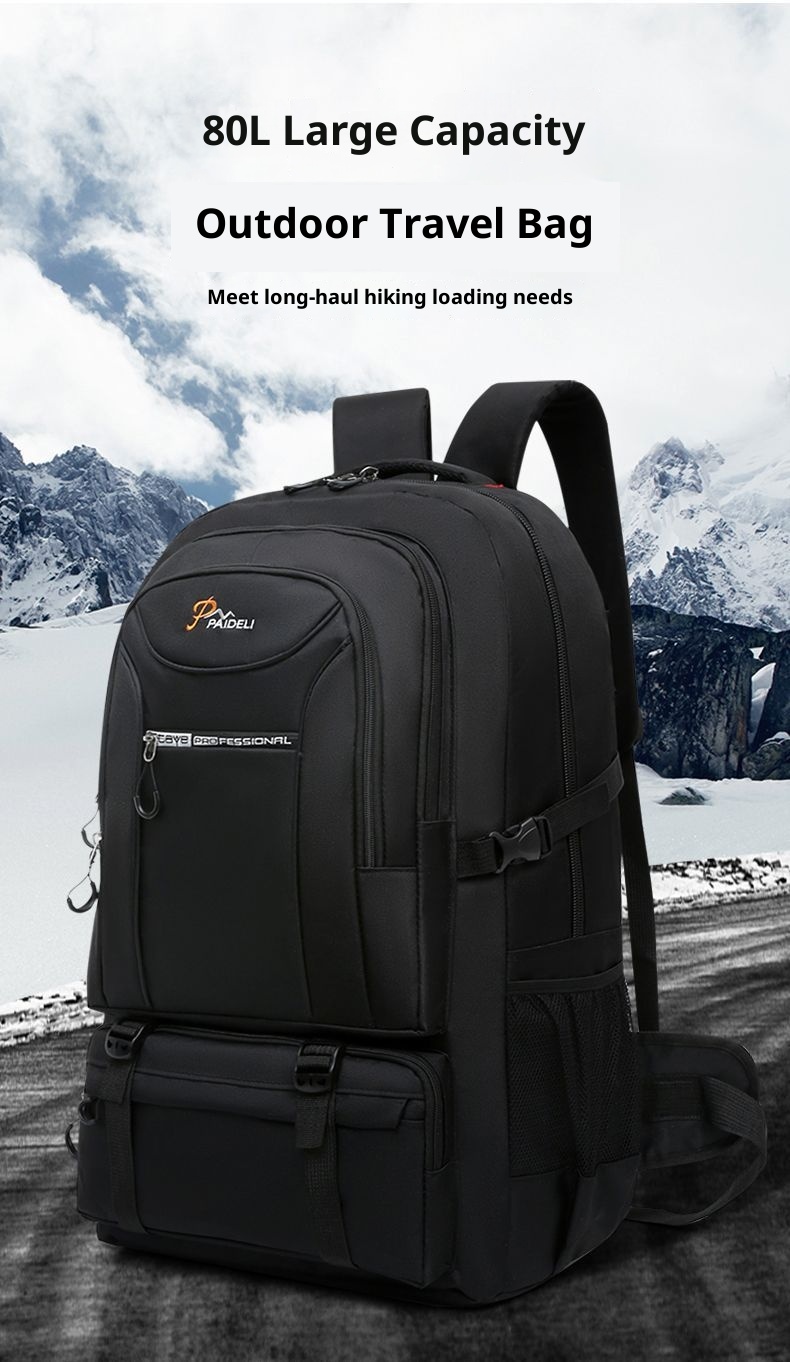 ActiveGo 80L Extra Large Capacità Escursionismo per Uomini e Donne, Borsa da Viaggio per Esterni, Zaino Sportivo Espandibile e Resistente_voghion.com