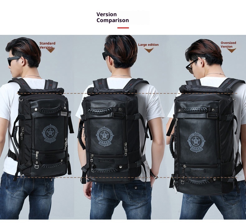 Borsa a tracolla doppia ActiveGo Minglu, capacità di viaggio, per attività all'aperto, tempo libero, per uomo, viaggi d'affari, alpinismo, zaino grande_voghion.com