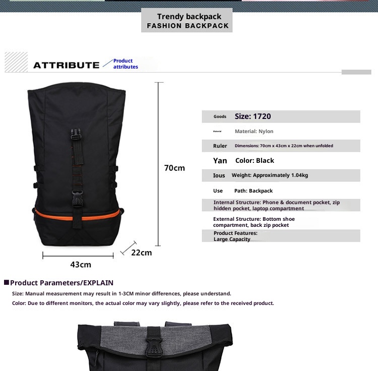 ActiveGo Basketball Men's School Training Multi-Functional Sports Backpack Capacity Extra Large Fitness Hiking Bag Customizable_voghion.com