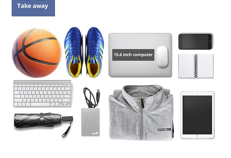 ActiveGo Large Capacity Travel Dry Wet Separation Outdoor Sports Fitness Men Basketball Backpack Football Bag Independent Shoe_voghion.com