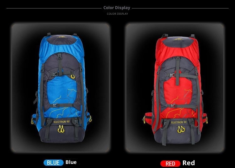 Sac à dos ActiveGo Outdoor Mountaineering pour hommes et femmes, grande capacité, léger et imperméable, idéal pour la randonnée et les voyages._voghion.com