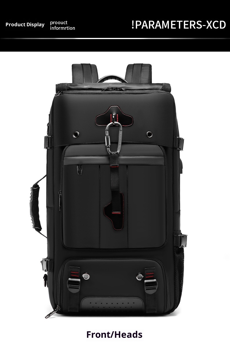 ActiveGo Travel Men's Large Capacity Dry Wet Separation Multifunctional Waterproof Shoulder Backpack Luggage Outdoor_voghion.com