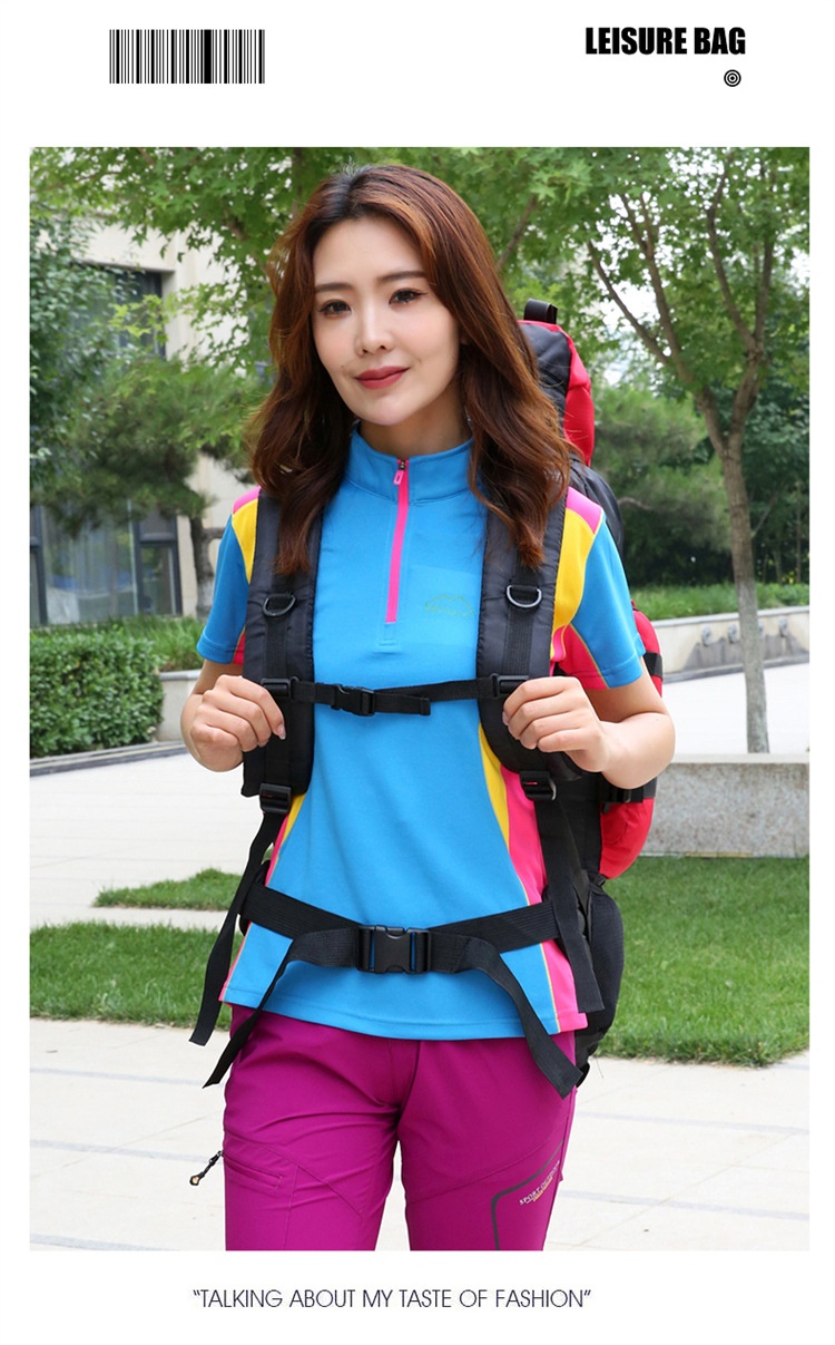 Zaino da viaggio unisex ActiveGo da 90 litri, grande capacità, per campeggio, escursionismo_voghion.com