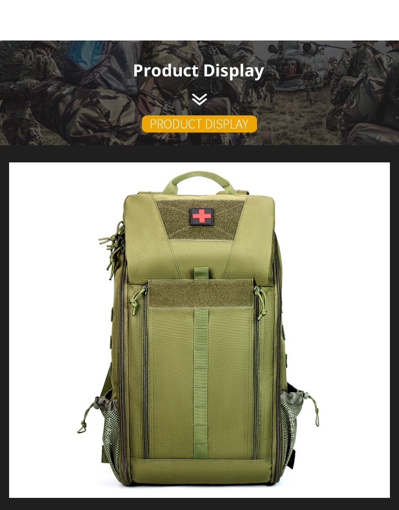 ActiveGo Op voorraad Tactische wandel-, outdoor- en medische rugzak met grote capaciteit, kamperen, bergbeklimmen, EHBO-tas, multifunctioneel_voghion.com