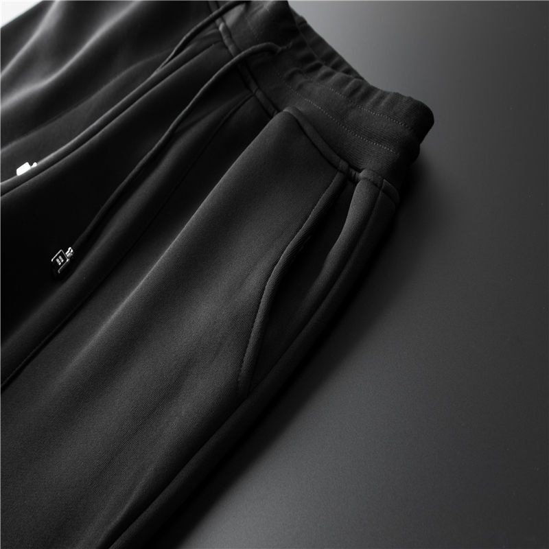 ragazzo Ragazzo 2025 Autunno Inverno Nuova Felpa Casual Sportiva Per Uomo Trendy Bello Moda Pile Con Cappuccio Set Due Pezzi_voghion.com