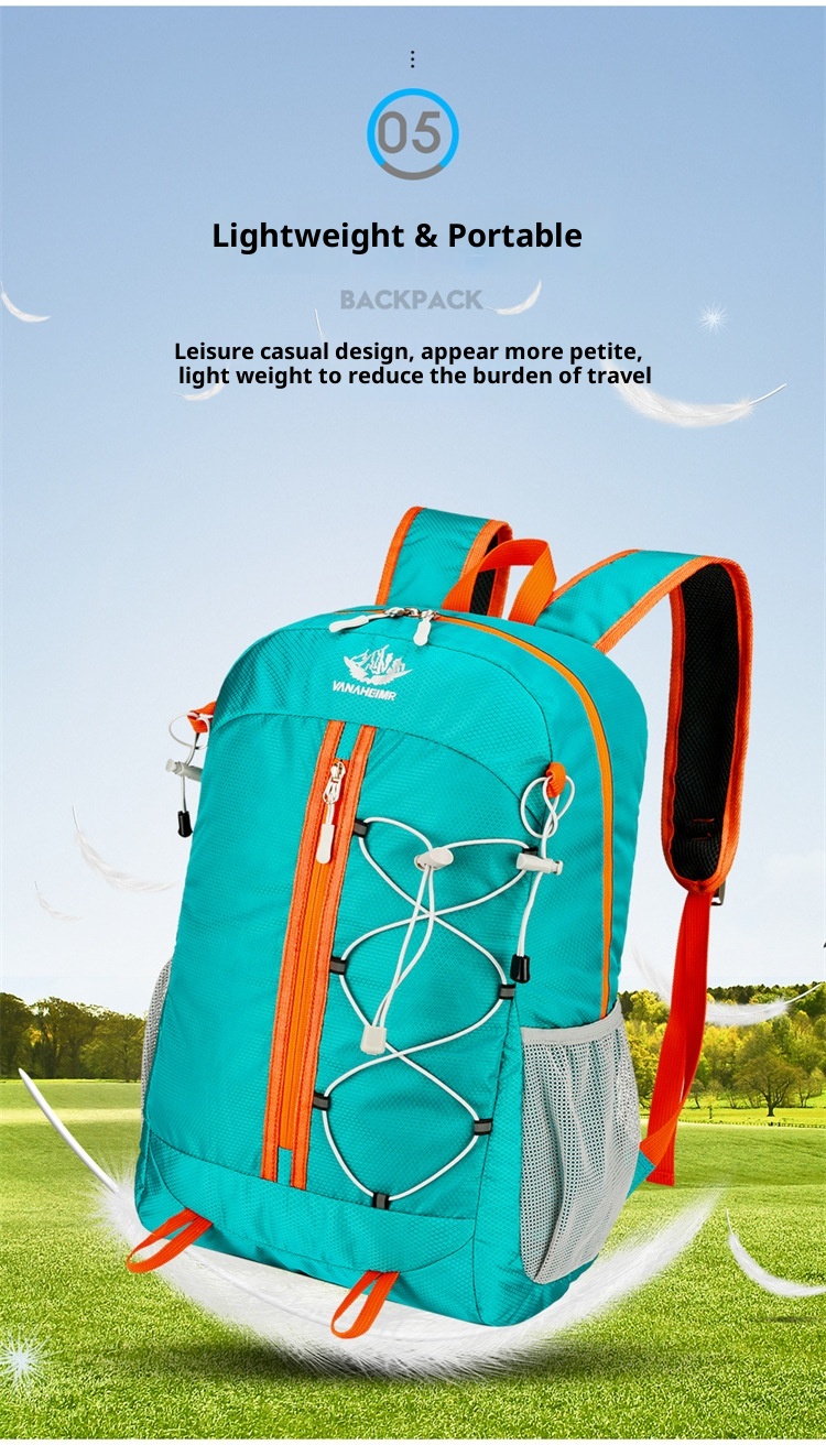 ActiveGo Large Capacity Foldable Cycling Mountaineering Casual Backpack Outdoor Multifunctional Sports Bag_voghion.com